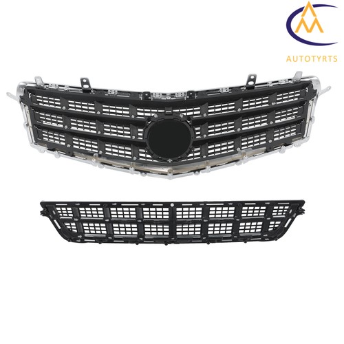Rejilla de parachoques delantera inferior superior para Cadillac ATS 13-2014 marco mate inserción de malla - Imagen 4 de 24