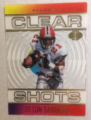 2021 Illusions Deion Sanders Clear Shots - Picture 1 of 2
