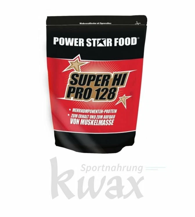 (EUR 26,09/kg) Powerstar Food Super Hi Pro 128 - 1000g Beutel