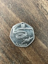 2011 London Olympics 50p Coin Gymnastics – Commemorative UK Coin Royal Mint - Available on eBay