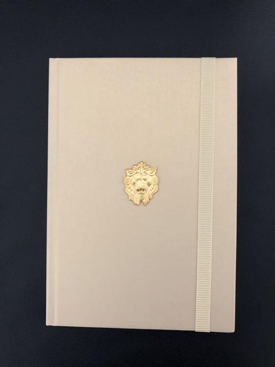 Chanel Novelty Notebook Lion Gold Logo Note Book Postcard Chanel Novelty Notebook Lion Gold Logo Note Book Postcard