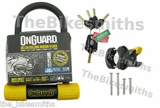 OnGuard Bulldog 8013M Medium U-lock Track Bike Fixed Hardened 3.55" x 6.90"