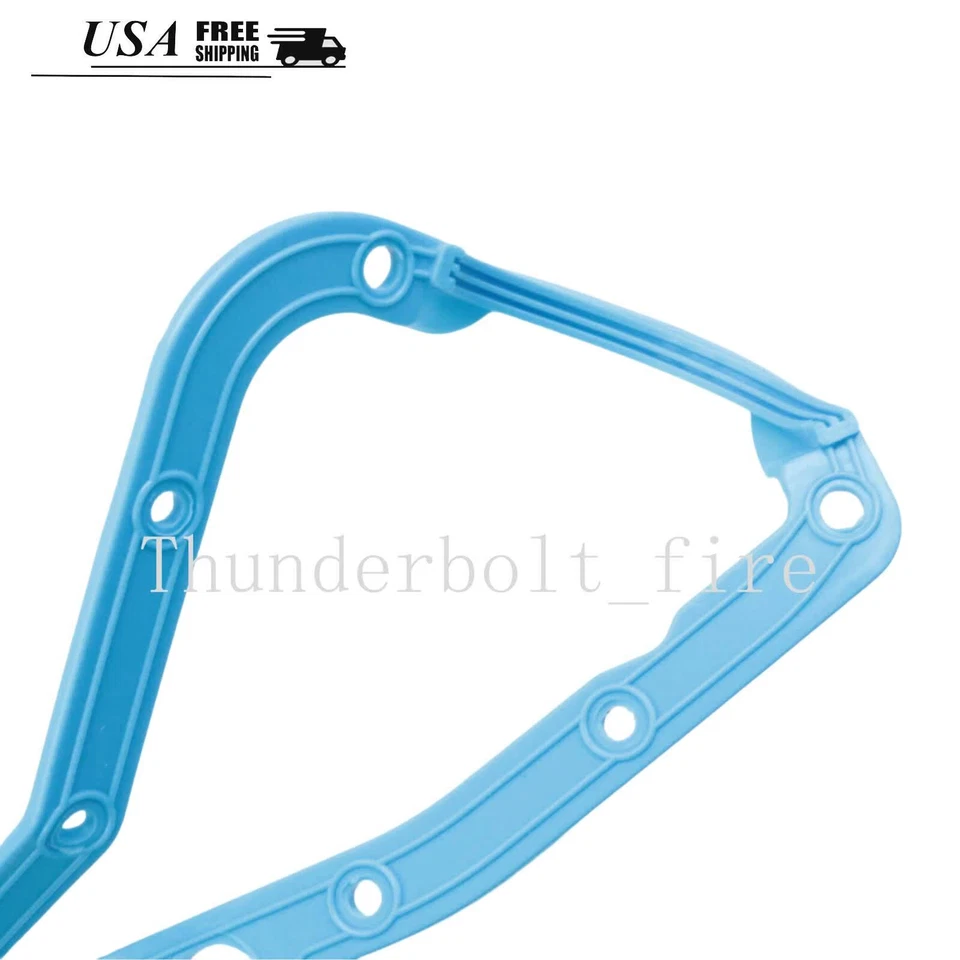 New Silicone Oil Pan Gasket Set Fits 1967-1974 Small Block Chevy V8 OS34509T Foto 4 de 4