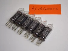 IN-14 IN14 6PCS Nixie TUBE, solderd but UNUSED, Excellent condition, NIXIE CLOCK