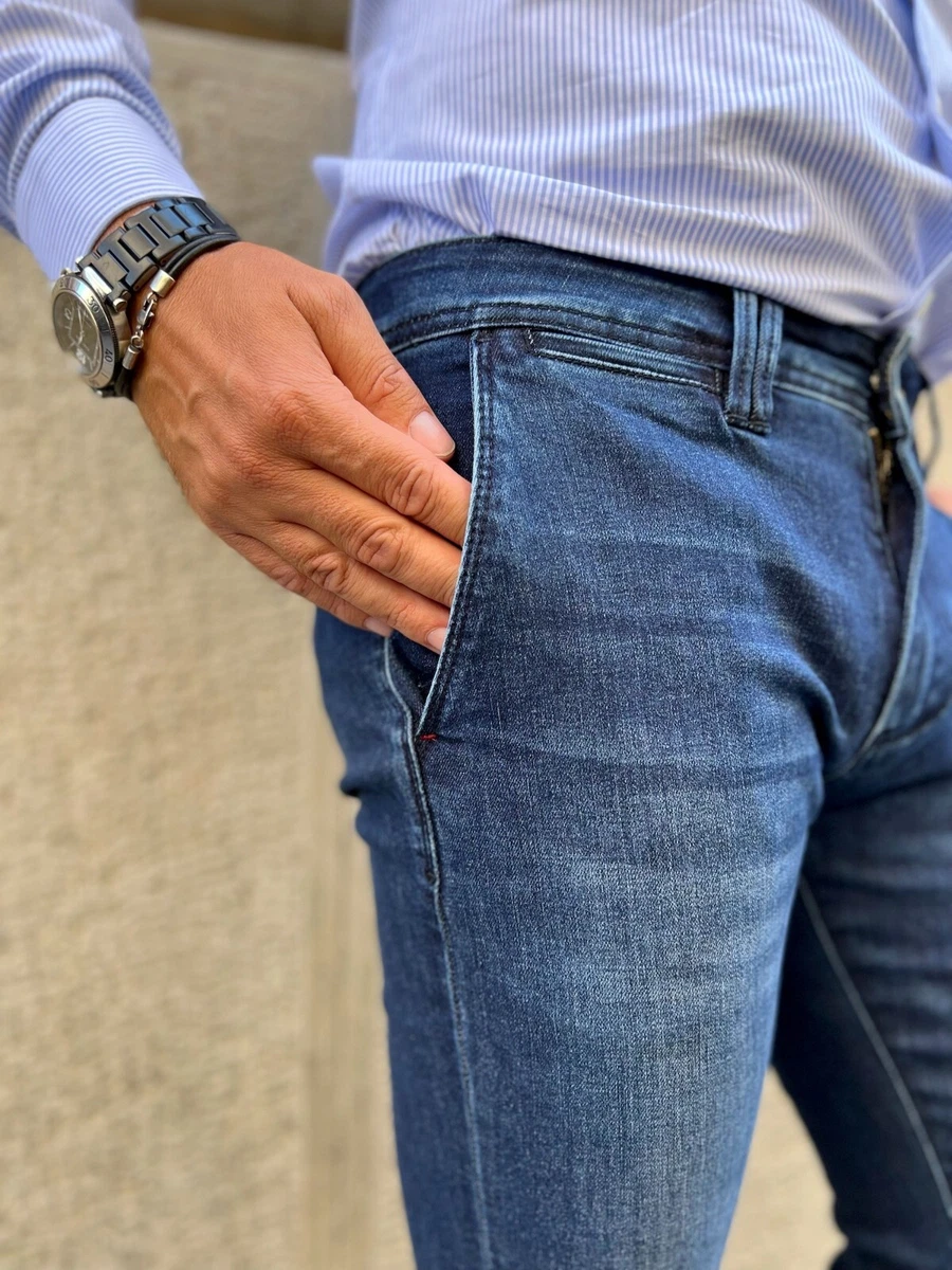 Jeans uomo tasca america clearance