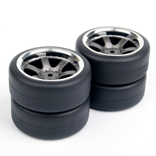 4Pcs 6mm Offset For HSP HPI RC 1:10 On Road Car PP0038+338 Drift Tires&Wheel - Picture 5 of 5