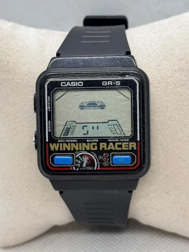 Módulo Reloj Casio GR-5 Winning Racer. 687 Vintage Raro Hecho en Japón Funcionando