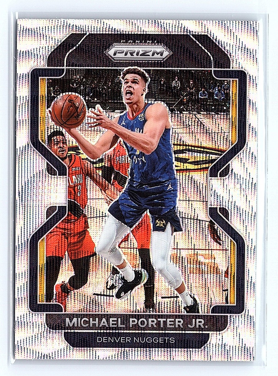 2021-22 Panini Prizm Michael Porter Jr. Silver Wave Prizm 2021-22 Panini Prizm Michael Porter Jr. Silver Wave Prizm