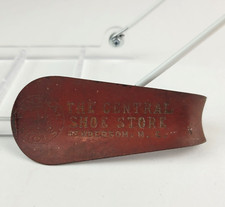 Vintage Advertising Shoe Horn The Central Shoe Store Henderson North Carolina
