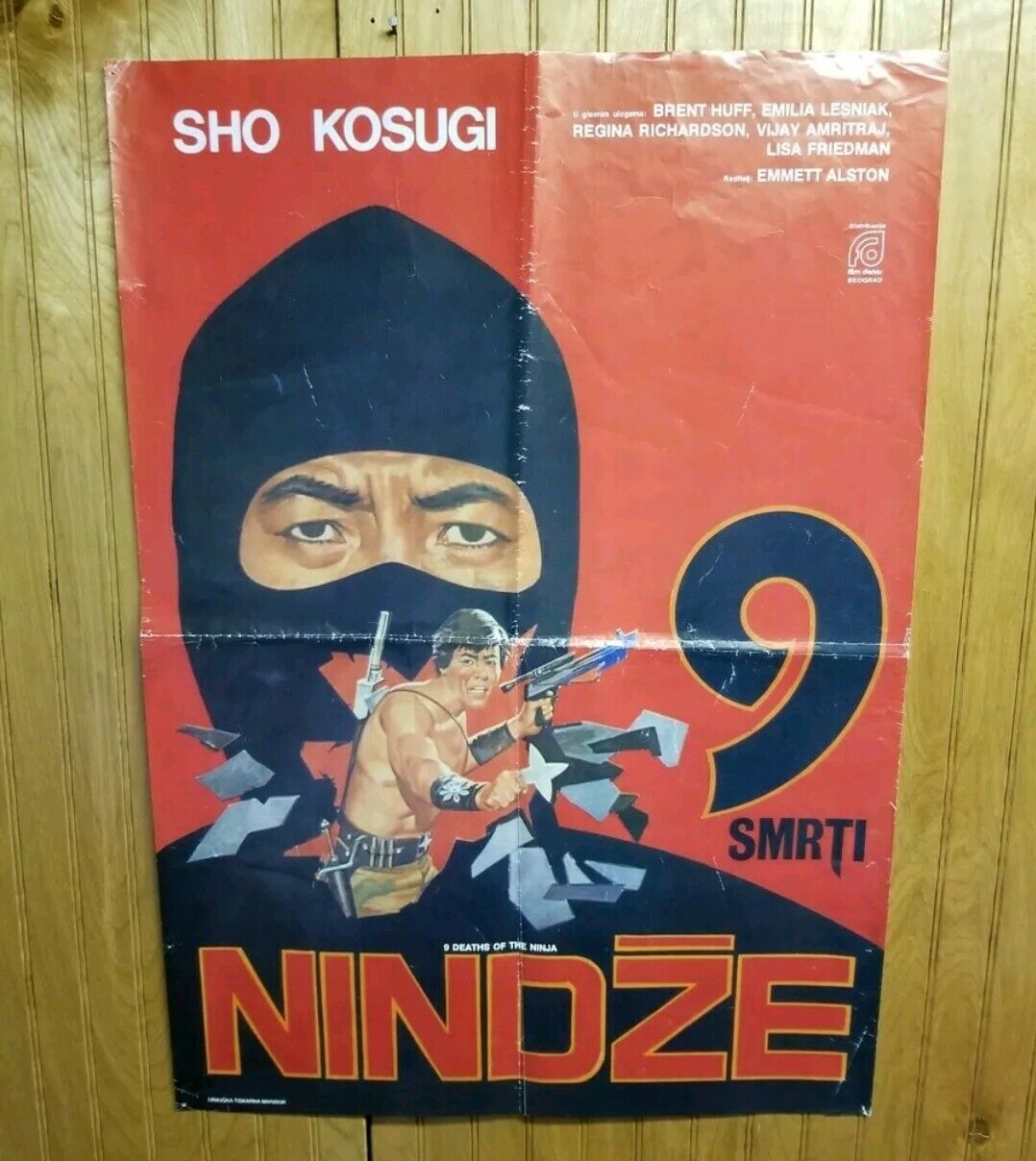 9 DEATHS OF THE NINJA Film One Poster Theater - Dealing full price reduction Movie Bosn Time sale Sheet