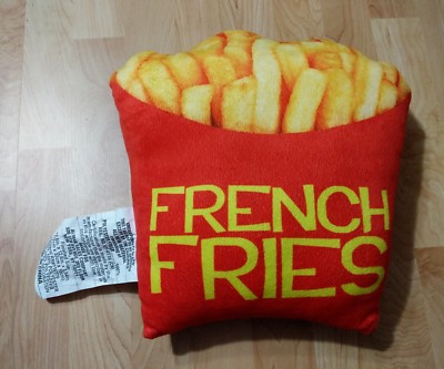 French Fries Expressions Plush Pillow super soft funny gag gift potatoe fries 