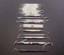 Huge Mixed Lot Dental Curettes American Eagle, Hu-Friedy