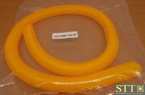 CLT150F-X4 PANDUIT CORRUGATED LOOM TUBING SLIT WALL 1.5 INCH X 5 FT NEW - Picture 2 of 2