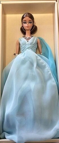 BLUE CHIFFON BALL GOWN SILKSTONE GOLD LABEL BARBIE