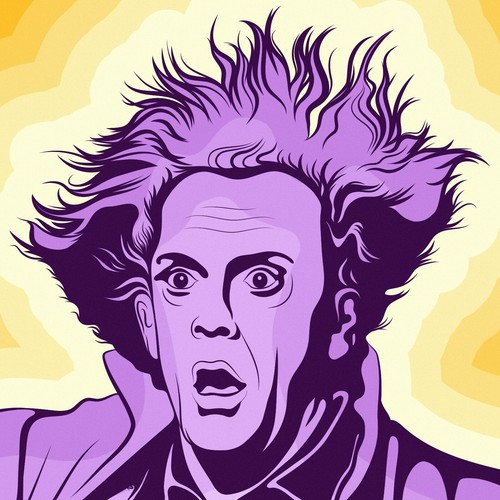 Back to the Future Christopher Lloyd/Doc Emmett Brown Pop Art Ltd. Ed. Print - Picture 3 of 3