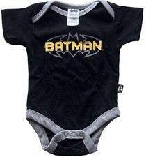 Batman - Logo - New Never Worn Licensed Baby One Piece Bodysuit/T-Shirt 0-3M