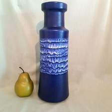 Impressionnant vase avec magnifique décor Fat Lava Scheurich 205 32