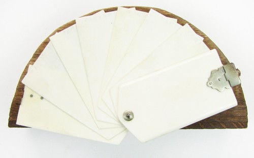 Victorian/Civil War-Era Bone Aide Memoire with Days of the Week - Picture 3 of 5