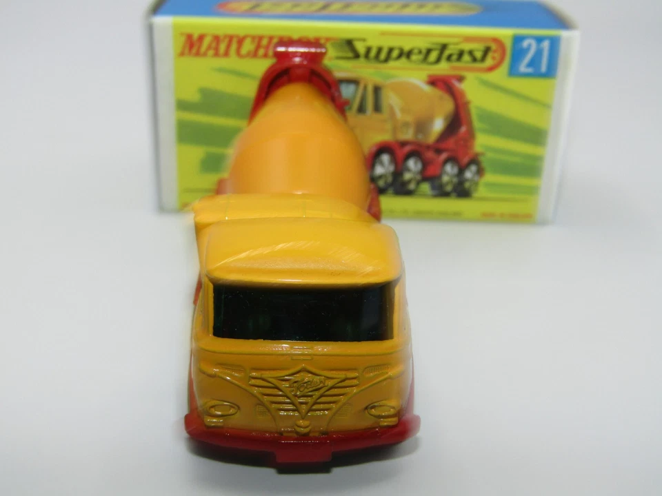 Matchbox Superfast No 21 Foden Concrete Truck  Very Rare Box W/OUT NEW MIB — 第 3/4 张图片