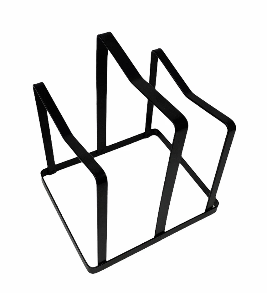  Organizer per tagliere supporto in metallo per coperchi vassoio salvaspazio  - Immagine 4 di 4