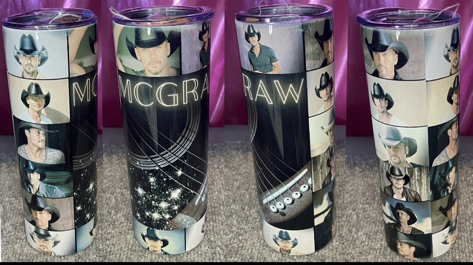 HANDMADE Tim McGraw 20 Oz Tumbler