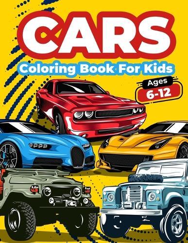 Thumbnail - Art Books Cars Coloring Book For Kids Ages 6-12 (taschenbuch)