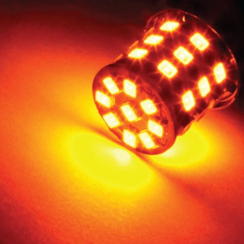 Jtech 2x 1156PY BAU15S 7507 PY21W 33-SMD LED Super Bright Yellow Car Light Bulb - Bild 2 von 4