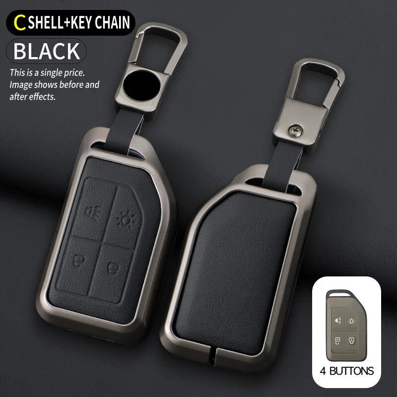 Zinc alloy Key Cover Car Key Case For Volvo FH16 CARGO 555 FM Auto