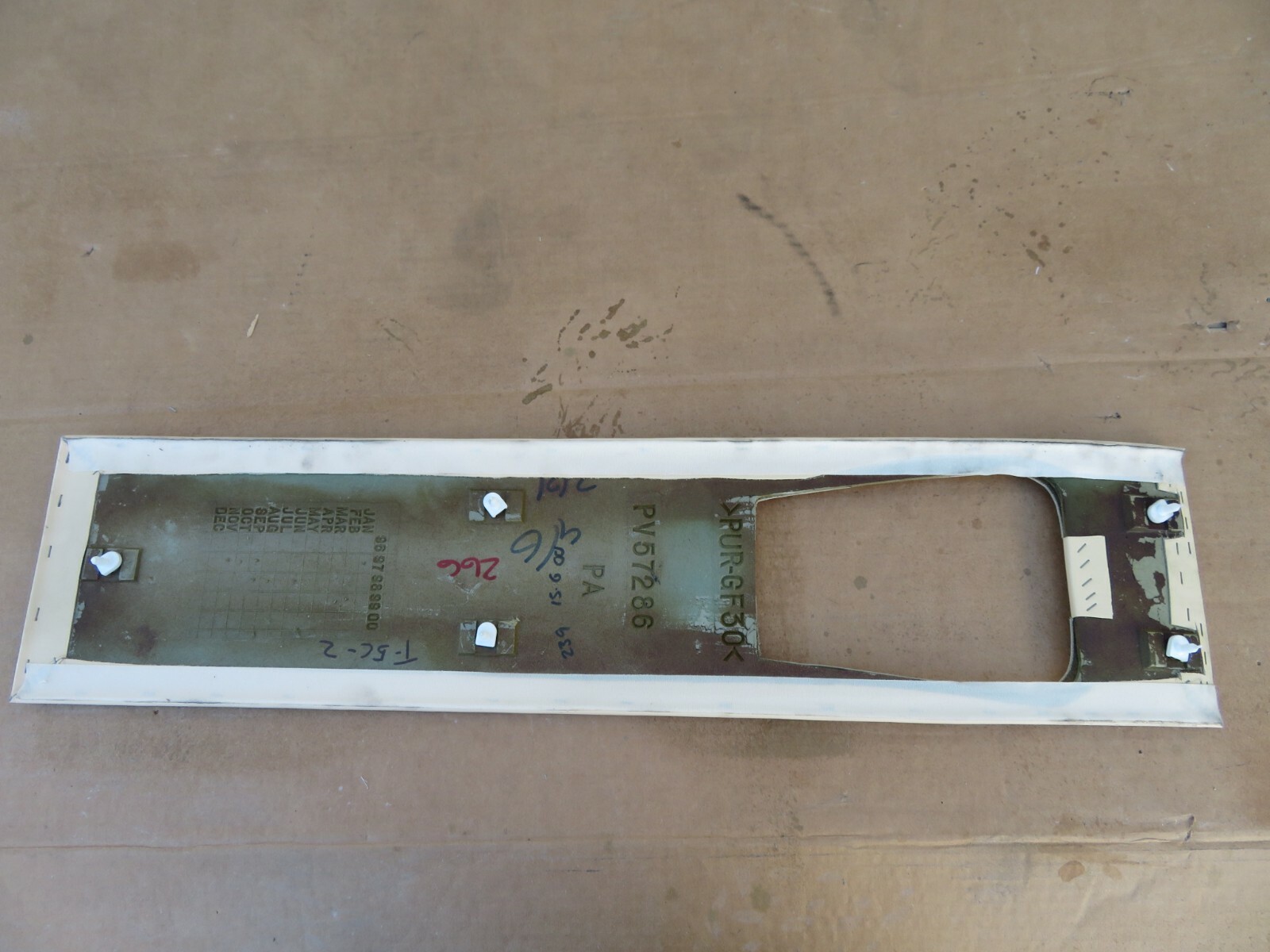 1999-2004 BENTLEY ARNAGE SEDAN RWD OVERHEAD CENTER SUNROOF COVER PANEL TRIM OEM