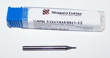 1/32" .0312" Solid Carbide End Mill 4 Flute Stub Coated NIAGARA N85580