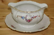 Edelstein 15620 Gravy Boat or Sauce Bowl with Underplatem, 7 1/2"