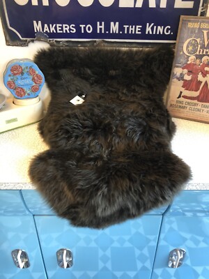 Woolmark Rugs Sheepskin rug colour brown - woolmark certified - BNWT large | eBay UK
