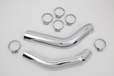 V-Twin Manufacturing Chrome 1 3/4 In. Drag Exhaust Pipe Heat Shield Set - 77244 For 2004-2013 Harley-Davidson Sportster Motorcycles - Dennis Kirk - Foto 11