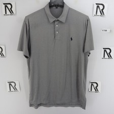 Men's Polo Ralph Lauren Performance Golf Polo Shirt Size XL Light Gray Stretch