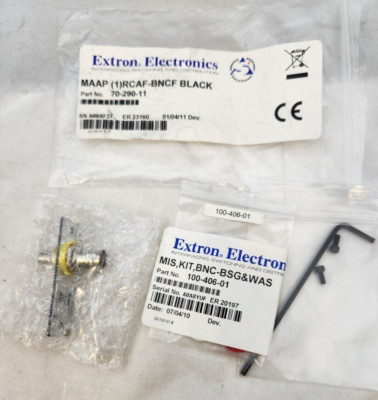 EXTRON MAAP 1RCAF-BNCF BLACK,70-290-11 RCA F TO BNC F PANEL JACK