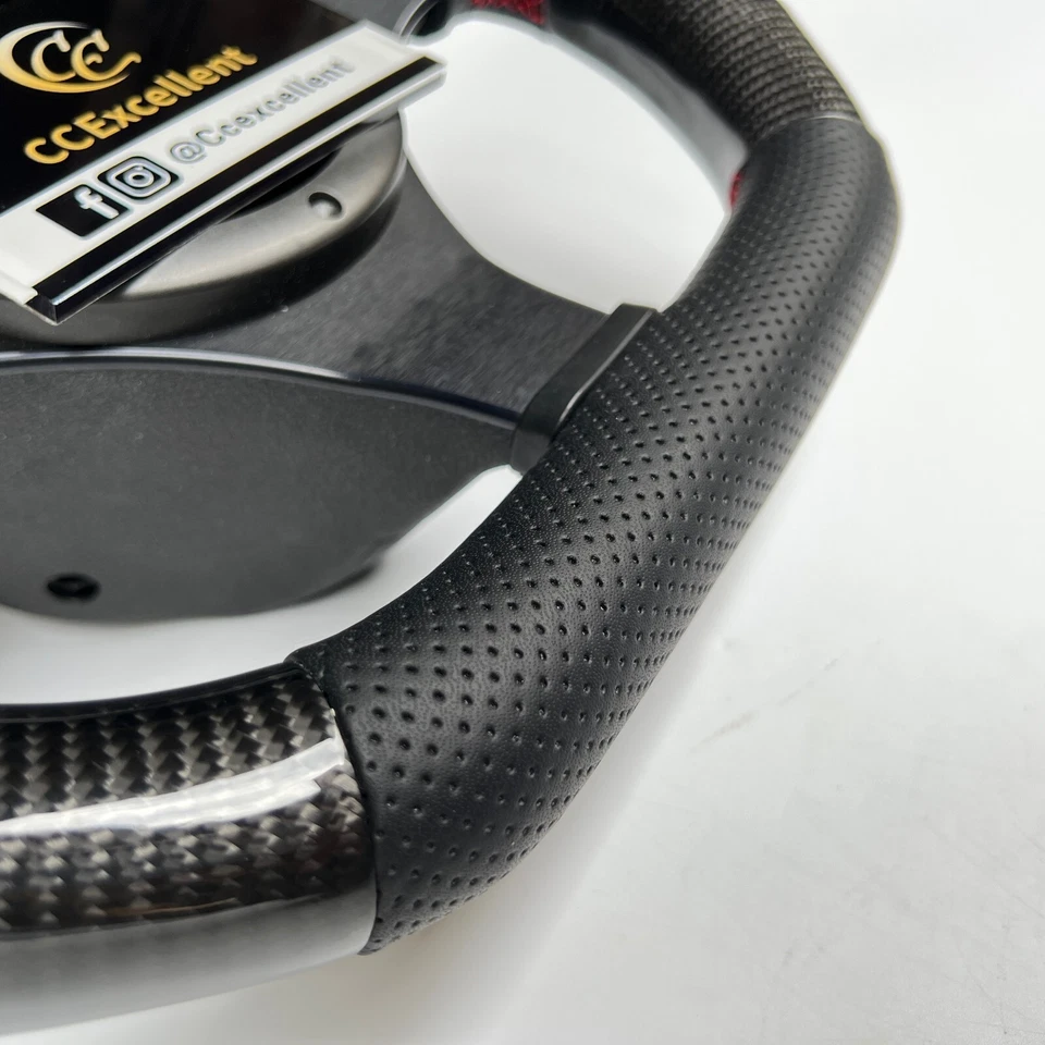 For mitsubishi Evo7 Evo8 Evo9 2002-2007 real carbon fiber steering wheel - Изображение 4 из 4