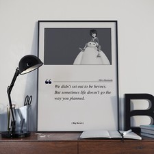 Big Hero 6 Movie Poster Print, Movie Quote - Unframed