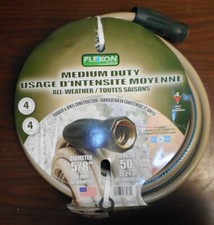 FLEXON MEDIUM DUTY ALL-WEATHER LAWN & GARDEN HOSE 5/8inch DIAMETER 50FT LENGTH