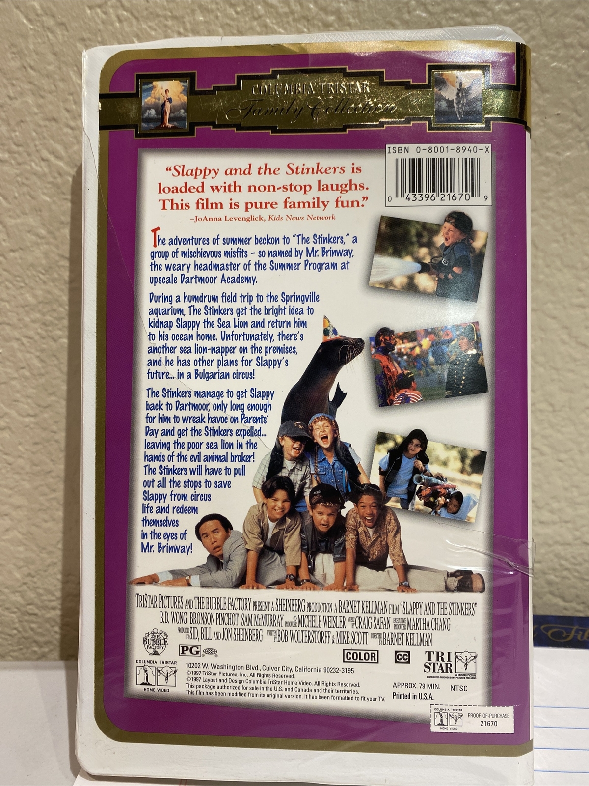Slappy and the Stinkers (VHS, 1998, Clam Shell Case) #0026 43396216709