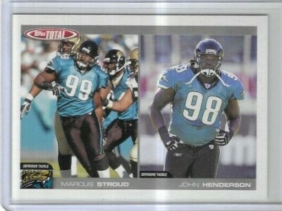 2004 Topps Total Football #259 Marcus Stroud & John Henderson