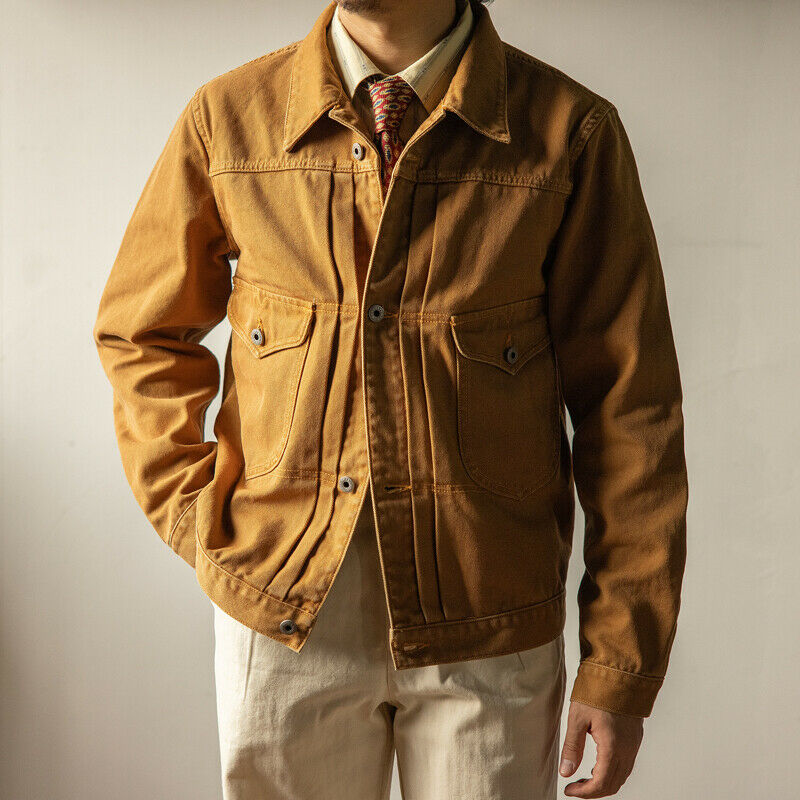 Red Tornado Ranch Hand Duck Jacket 12oz Canvas Vintage Washed Coat