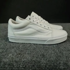 Vans Old Skool Shoes Womens Size 7 White Casual Sneakers Lace Up Skate 508731