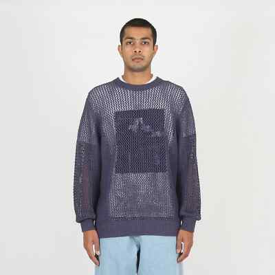 cavempt mesh knit ニット スウェット Cav Empt C.E MESH TRACK CREW NECK – unexpected store