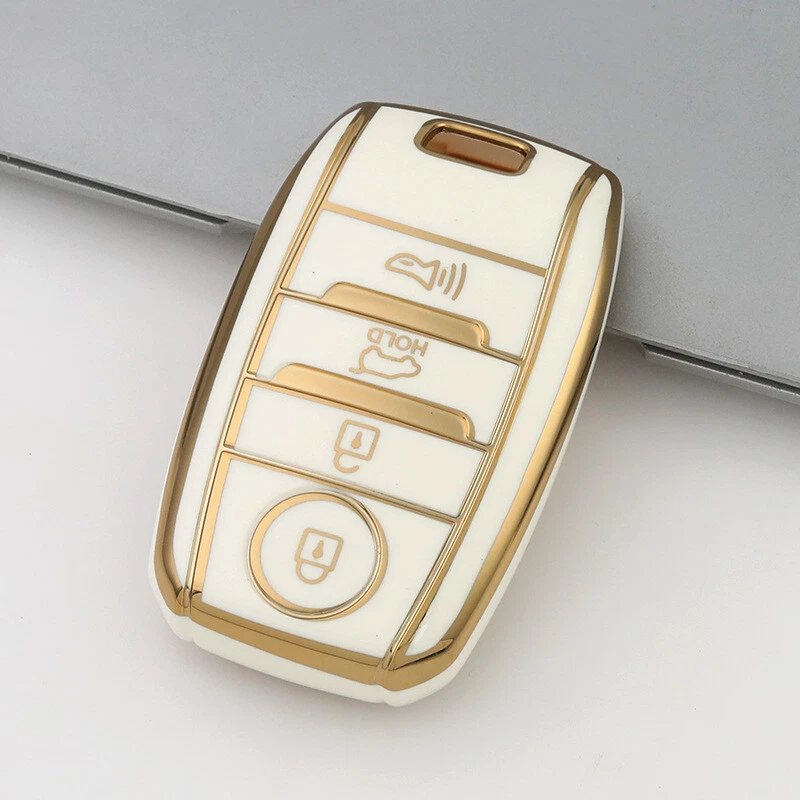 4 Button TPU Key Fob Protective Cover For Kia Sportage Optima Niro Sedona Foto 4 de 4