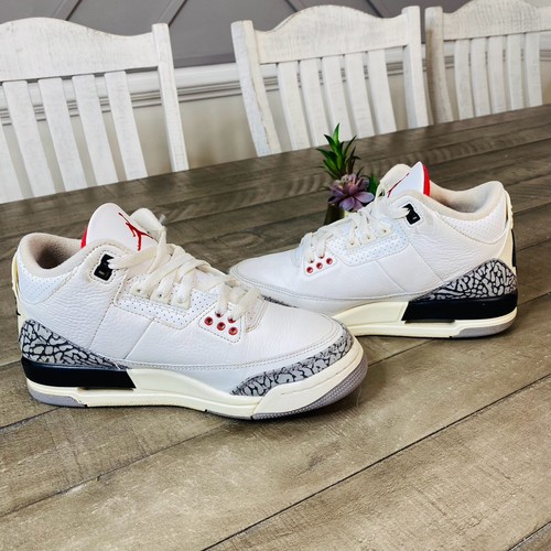 Größe 6 Jugend - Jordan 3 Retro Low White Cement Reimagined - Bild 5 von 6
