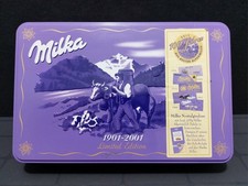 Milka Blech Box Dose 100 Jahre Limited Edition 1901-2001 mit den Original Tafeln