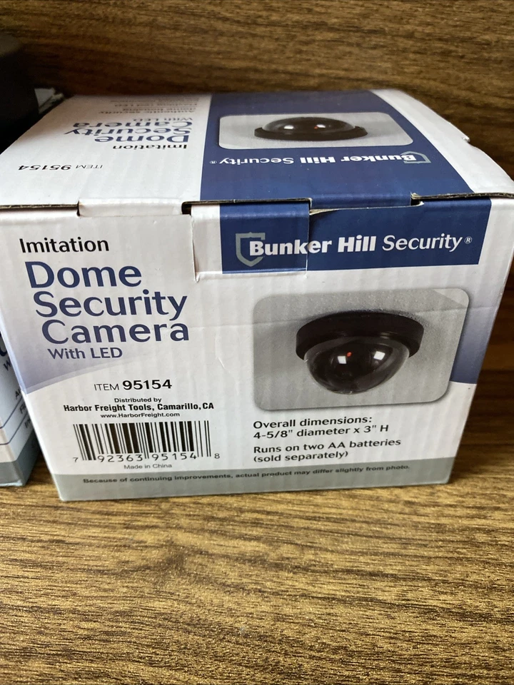 IMITATION Dome CAMERA Flashing LED Light fake dummy security Surveillance System - Image 2 of 3