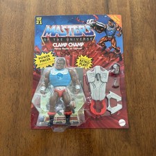 CLAMP CHAMP MASTERS OF THE UNIVERSE ORIGINS MOTU HE-MAN FIGURE MATTEL UNPUNCHED