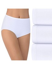 Image of Women's Illumination Brief Panties (Regular & Plus Size), 3 Pack - Star White...