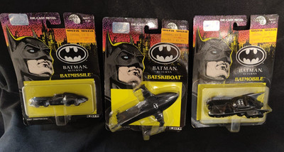 ERTL Batman Returns Die-cast 3 Pc Vehicles  (1992) Unopened